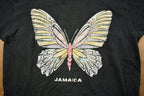 Vintage 1990s Jamaican Butterfly Travel T-Shirt