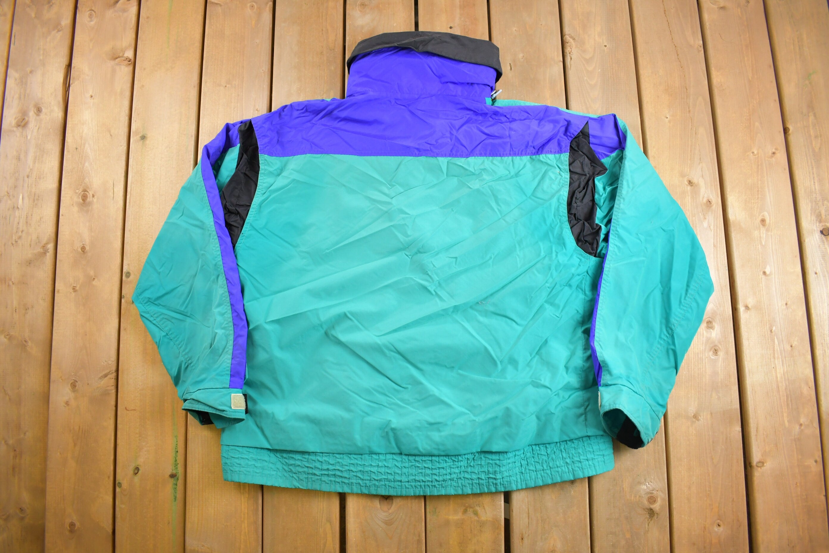 Vintage 1990s Columbia Sportswear Full Zip Windbreaker Jacket