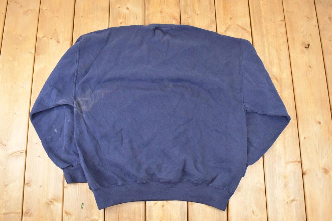 Vintage 1990s Russell Athletic Blank Crewneck Sweatshirt Mens L