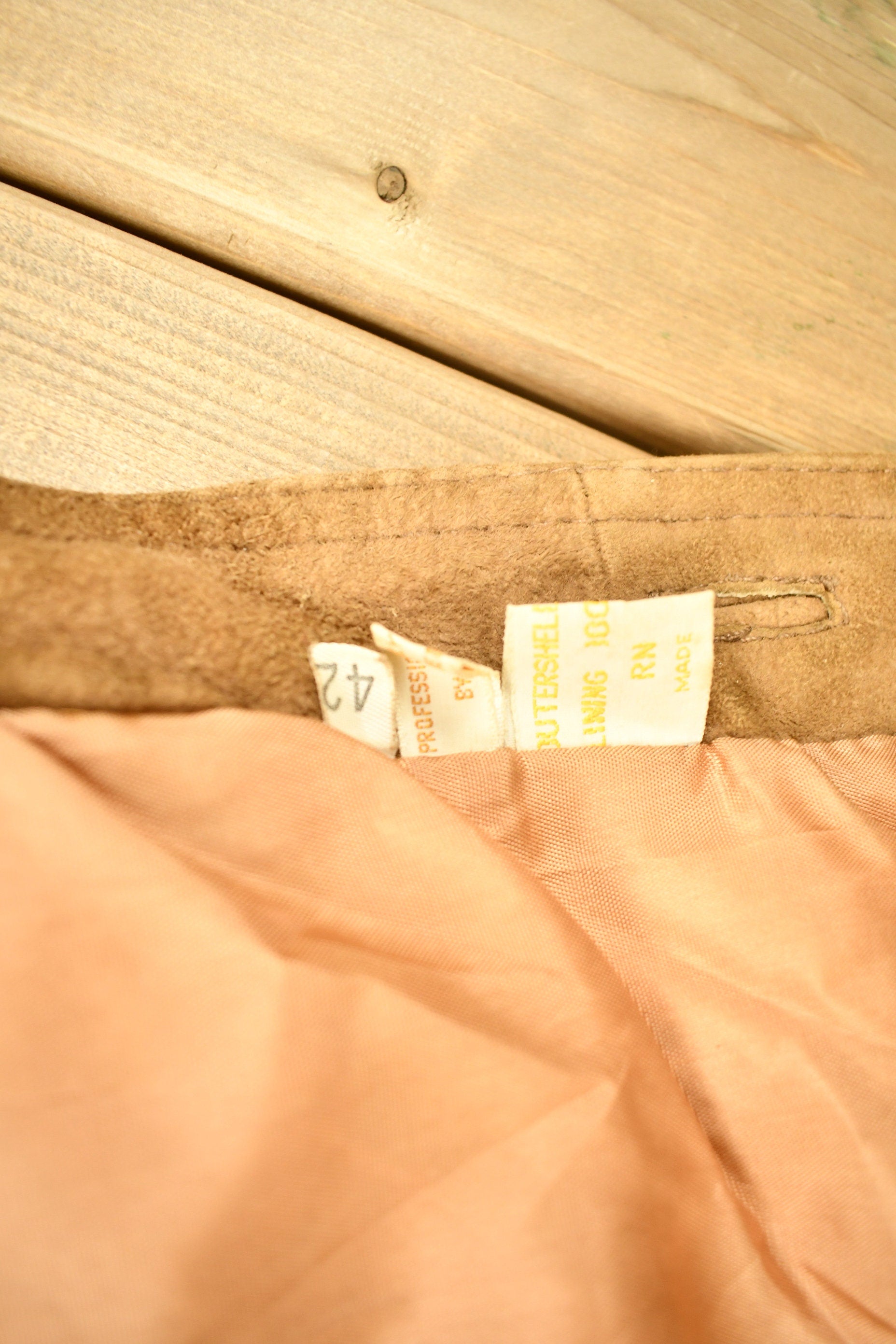 Vintage 1970s Woven Suede Fantastic International Jacket