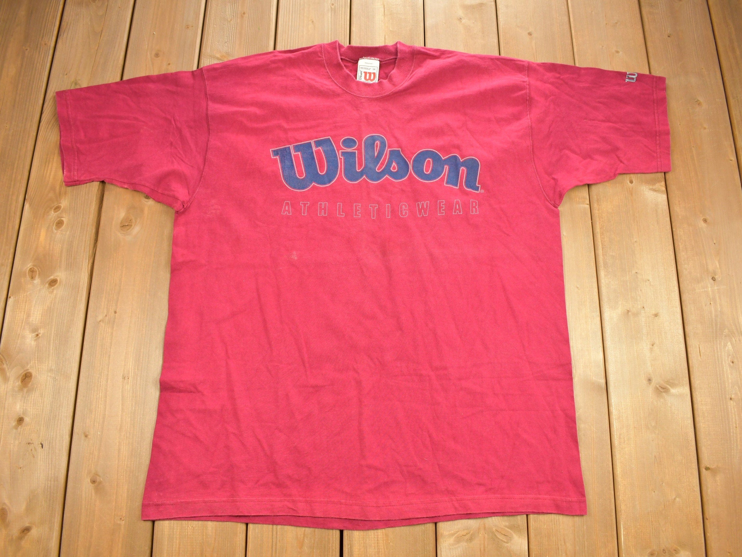 Vintage 1990s Wilson Athletic Wear Graphic T Shirt