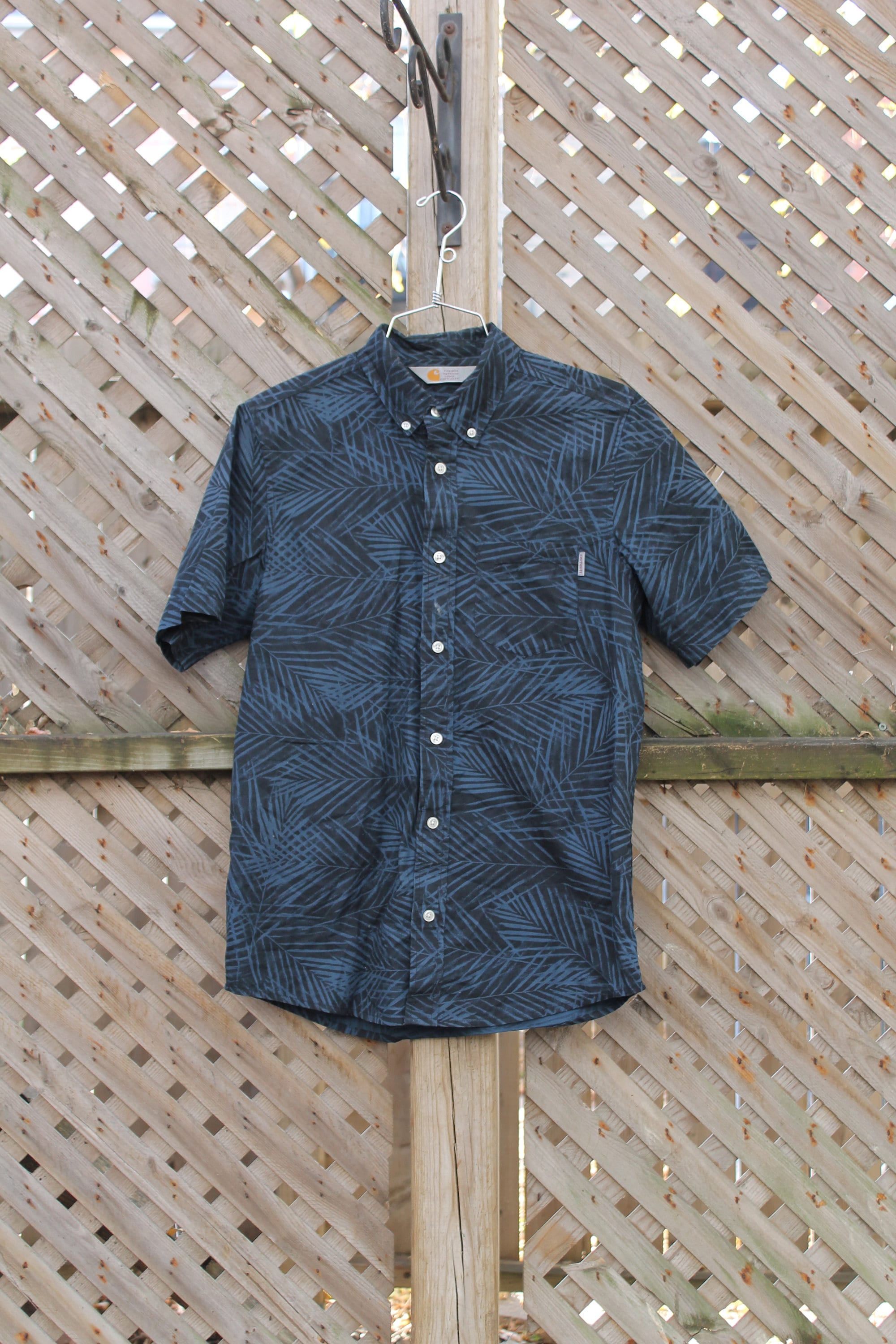 Vintage 1980s Carhartt Rugged Outdoor Wear Button Up Shirt
