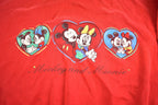 Vintage 1990s Mickey Mouse Minnie Mouse Disney Crewneck