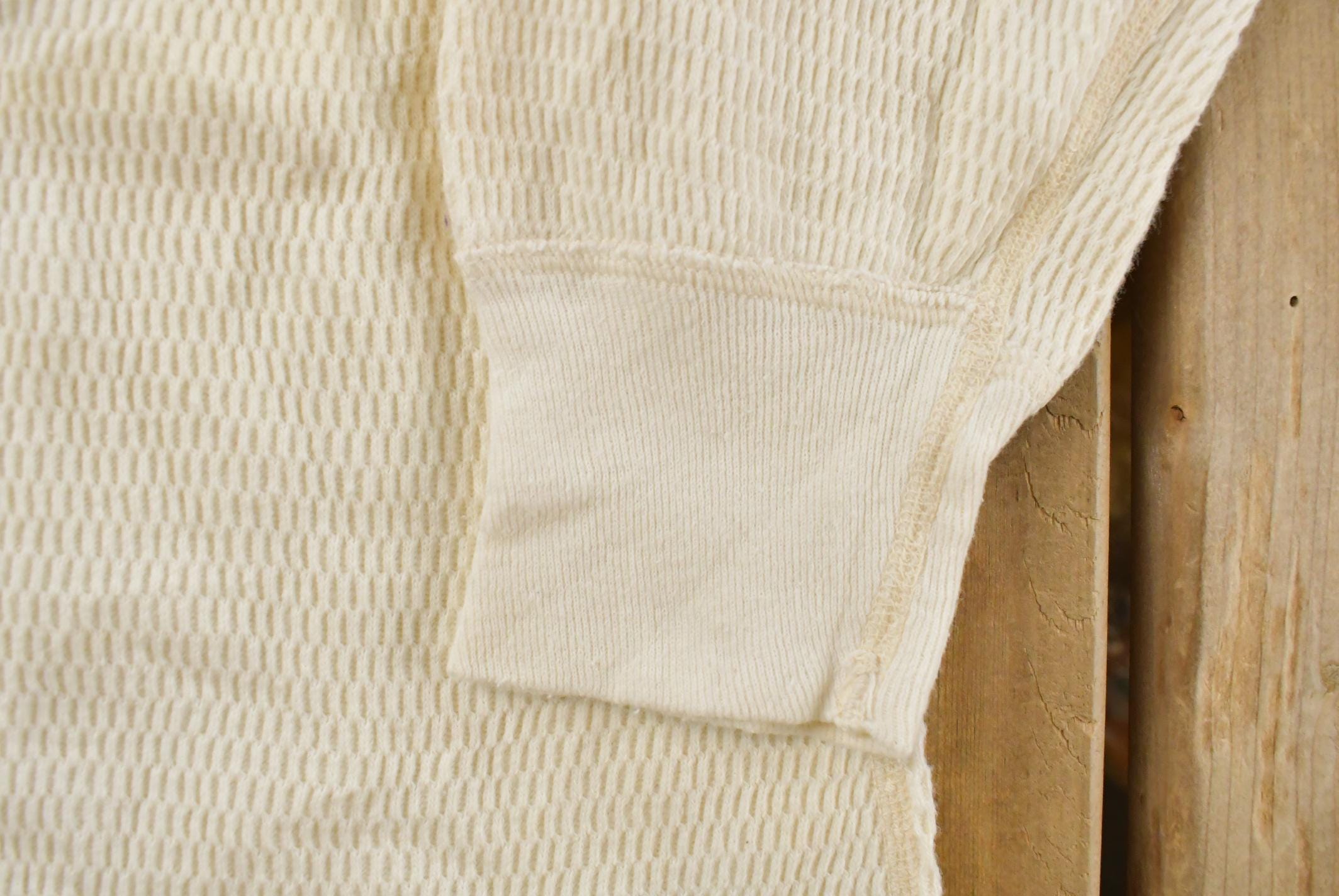 Vintage 1980s Thermal Crewneck Undershirt Mens S /