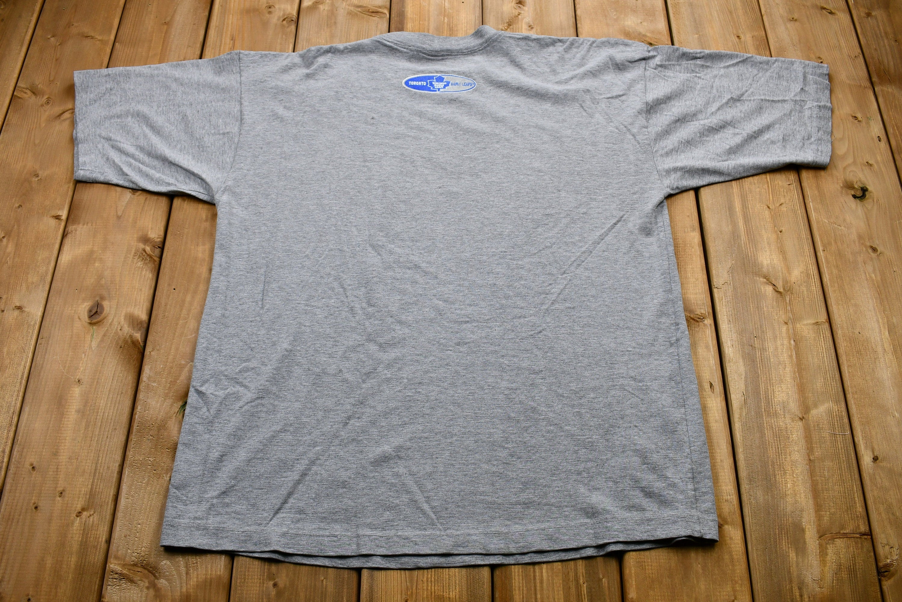 Vintage 1990s Toronto Maple Leafs T-Shirt  NHL  Hard Hitting Hockey  90s Streetwear  Athleisure  Sportswear