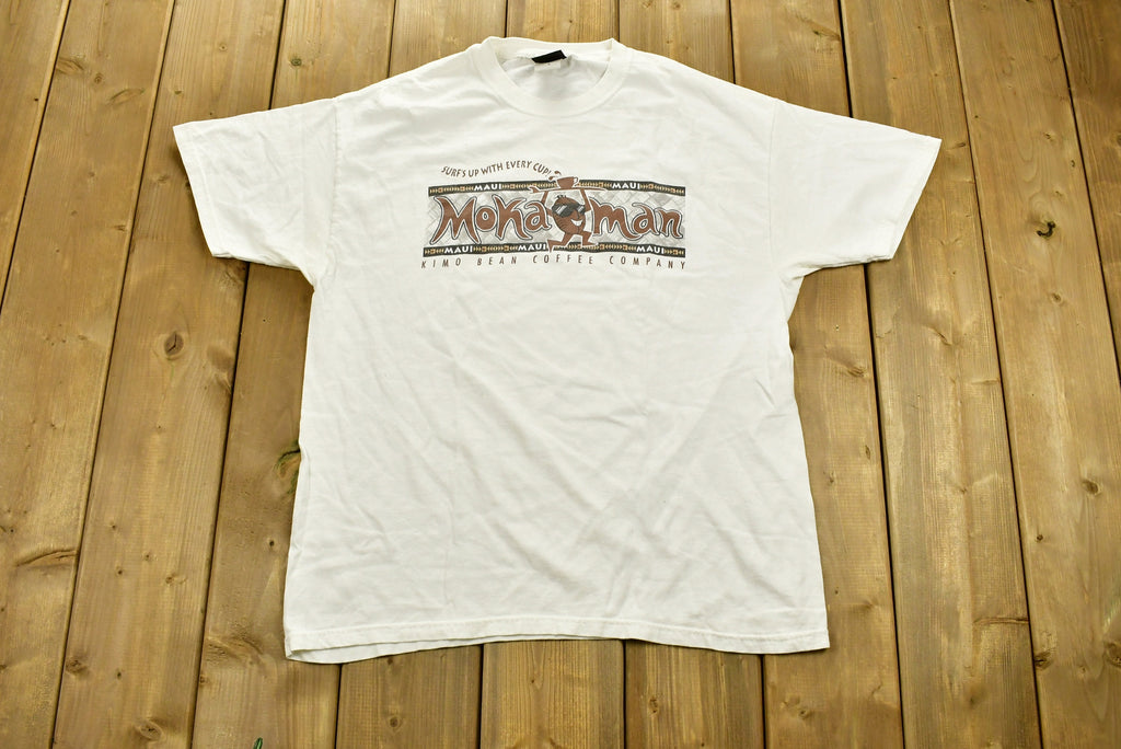 Vintage 1990s Kimo Bean Coffee Company Hawaii T-Shirt