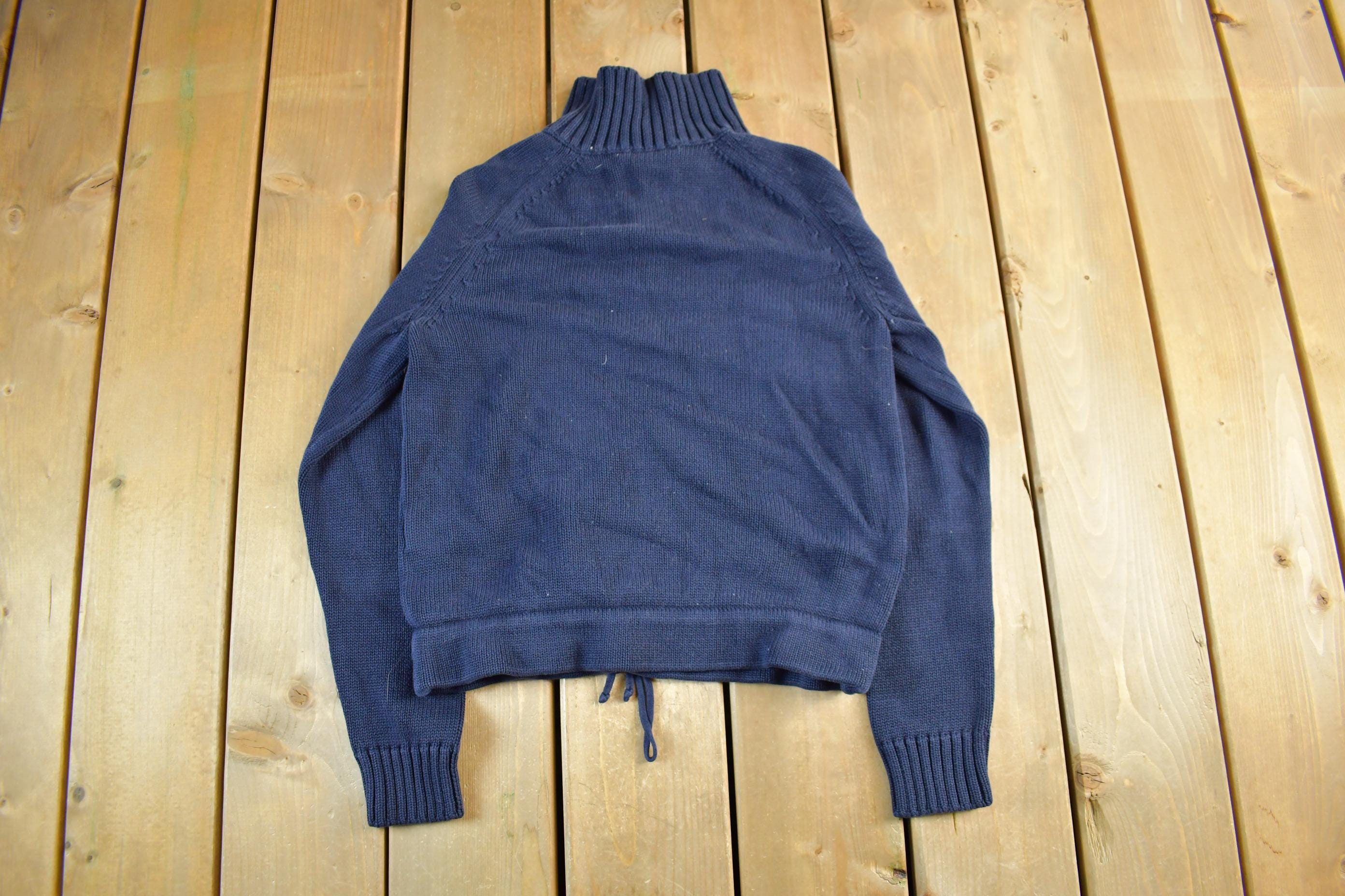 Vintage 2000s Ralph Lauren Knit Fish Hook Sweater Adult XS-S