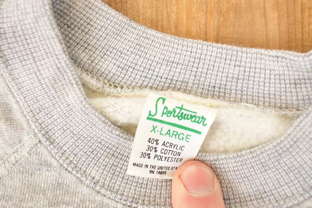 Vintage 1980s Sportswear Embroidered Goose Crewneck Sweatshirt Men's L