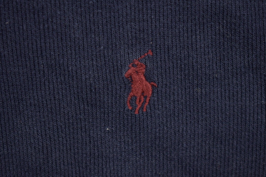 Vintage 1990s Polo Ralph Lauren Quarter Zip Sweatshirt