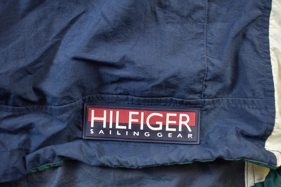 Vintage 1990s Tommy Hilfiger Sailing Gear Windbreaker Jacket