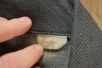 Vintage 1990s Blank Denim Style Button Up Shirt