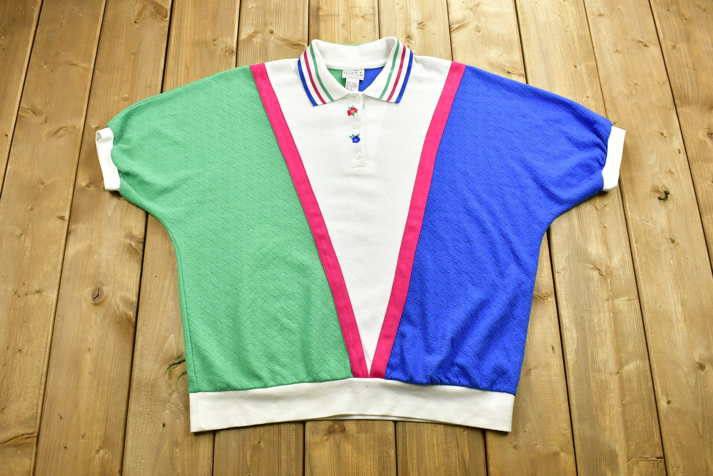 Vintage 90's Short Sleeve Knitted Sweater