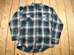 Vintage 1990s Bay Waters Plaid Button Up Shirt