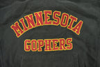Vintage 1990s University Of Minnesota Gophers Collegiate Champion Reverse Weave Hoodie  Embroidered  NCAA Sweatshirt  Sportswear