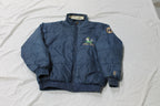 Vintage 1990s University Of Notre Dame Fighting Irish Reversible Pro Player Puffer Jacket