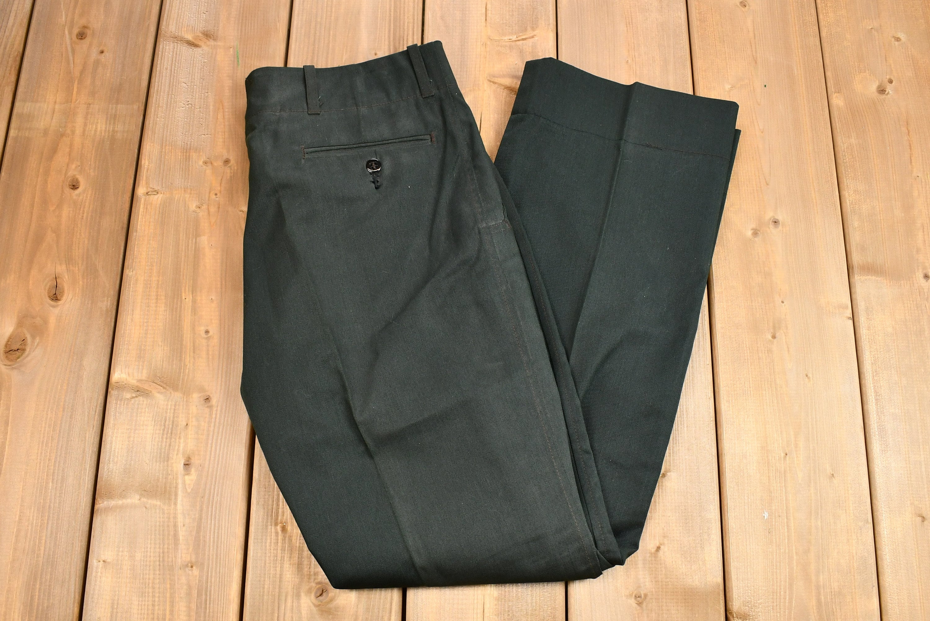 Vintage 1988 H.P. Gilbert & Fils INC. Military Cadet Trousers