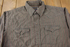 Vintage 1980s Panhandle Slim Western Style Striped Button Up Shirt