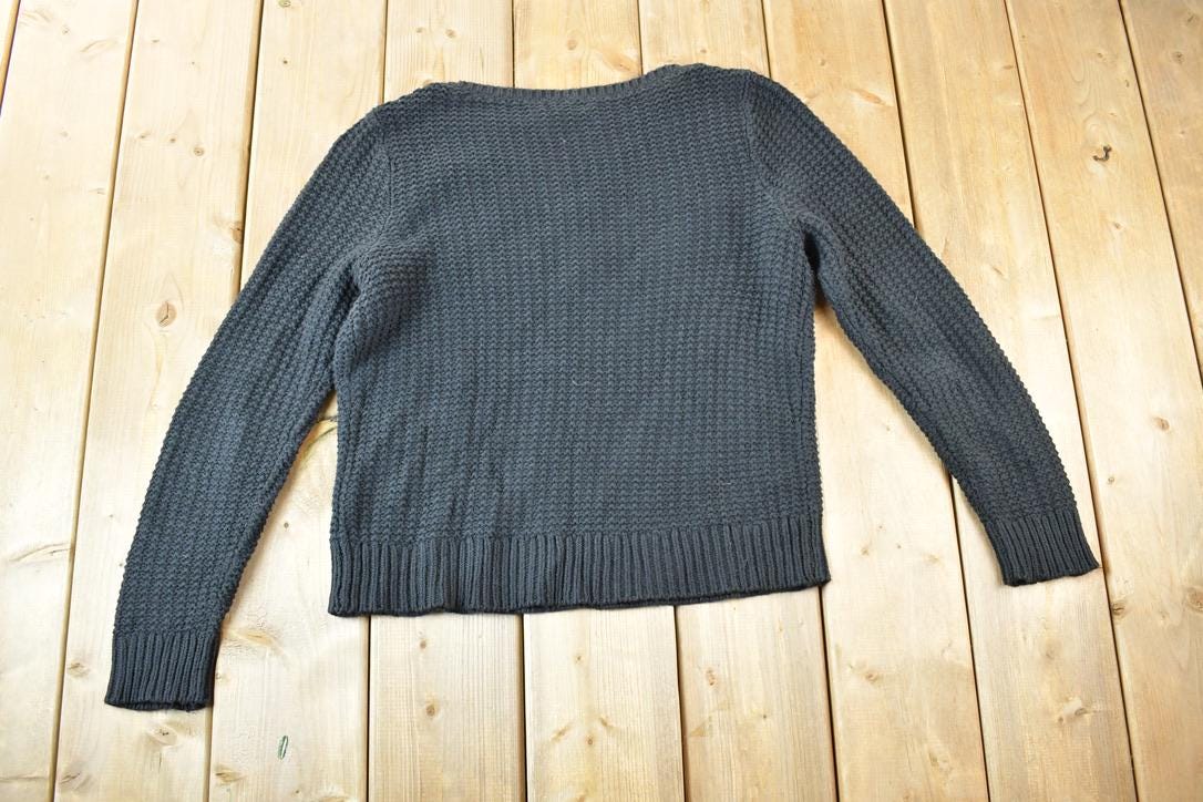 Vintage 1990s Ralph Lauren Lauren Jeans Co Knit Abstract Pattern Crewneck Sweater