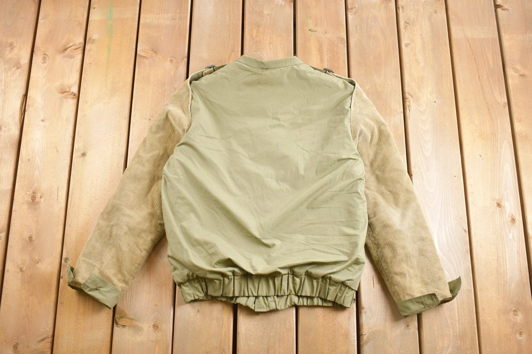 Vintage 1980s Richard Gagnon Thermal Lined Bomber Jacket