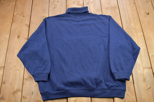 Vintage 1990s Gap World Class Blank Turtleneck Sweatshirt / 90s Turtleneck / Vintage Gap / Essential / Streetwear / 90s Blank / 90s Gap