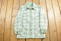 Vintage 1970s Plaid Button Up Shirt