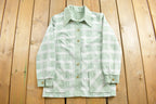 Vintage 1970s Plaid Button Up Shirt
