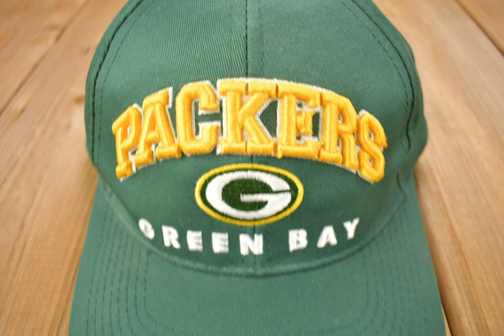 Vintage 1990s Green Bay Packers NFL Snap Back Hat
