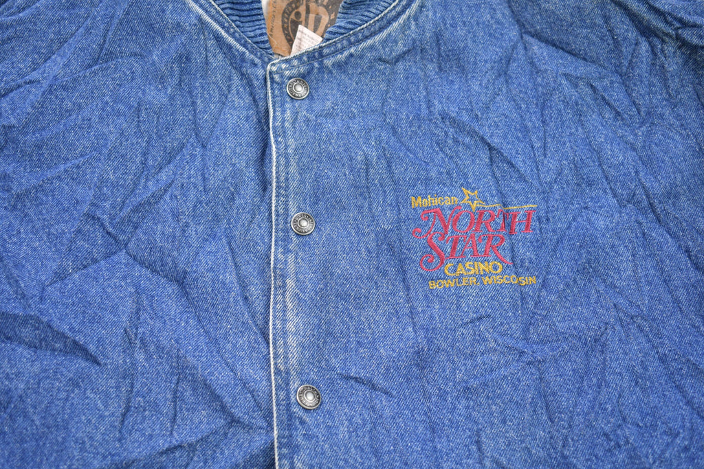 Vintage 1990s North Star Denim Bomber Jacket