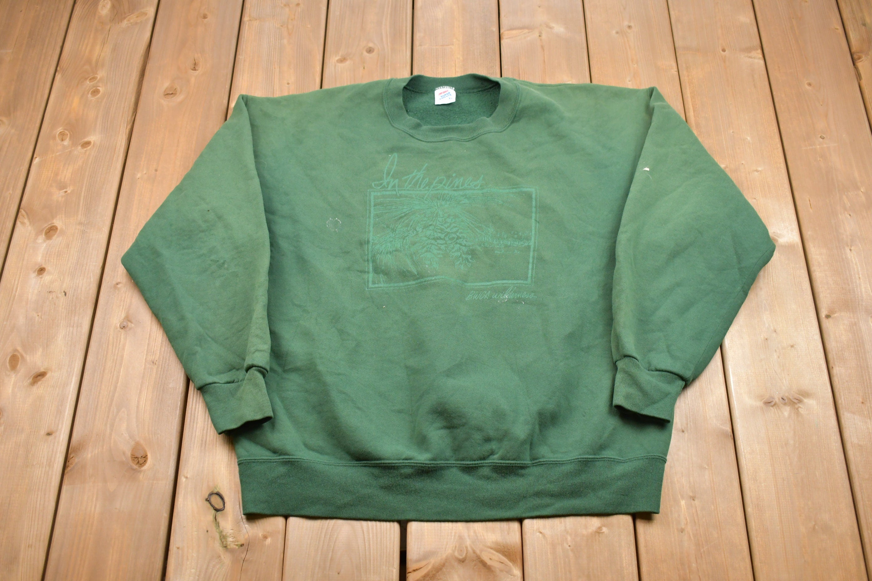Vintage 1990s In the Pines Crewneck Sweatshirt