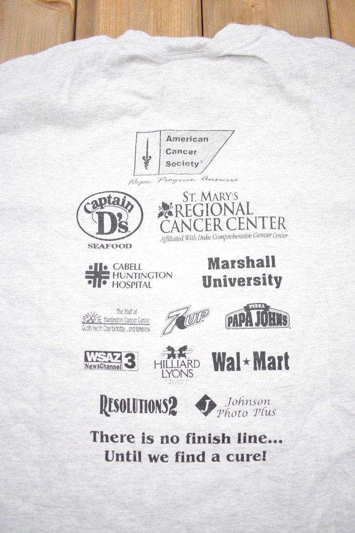 Vintage 1990s American Cancer Society Souvenir T Shirt