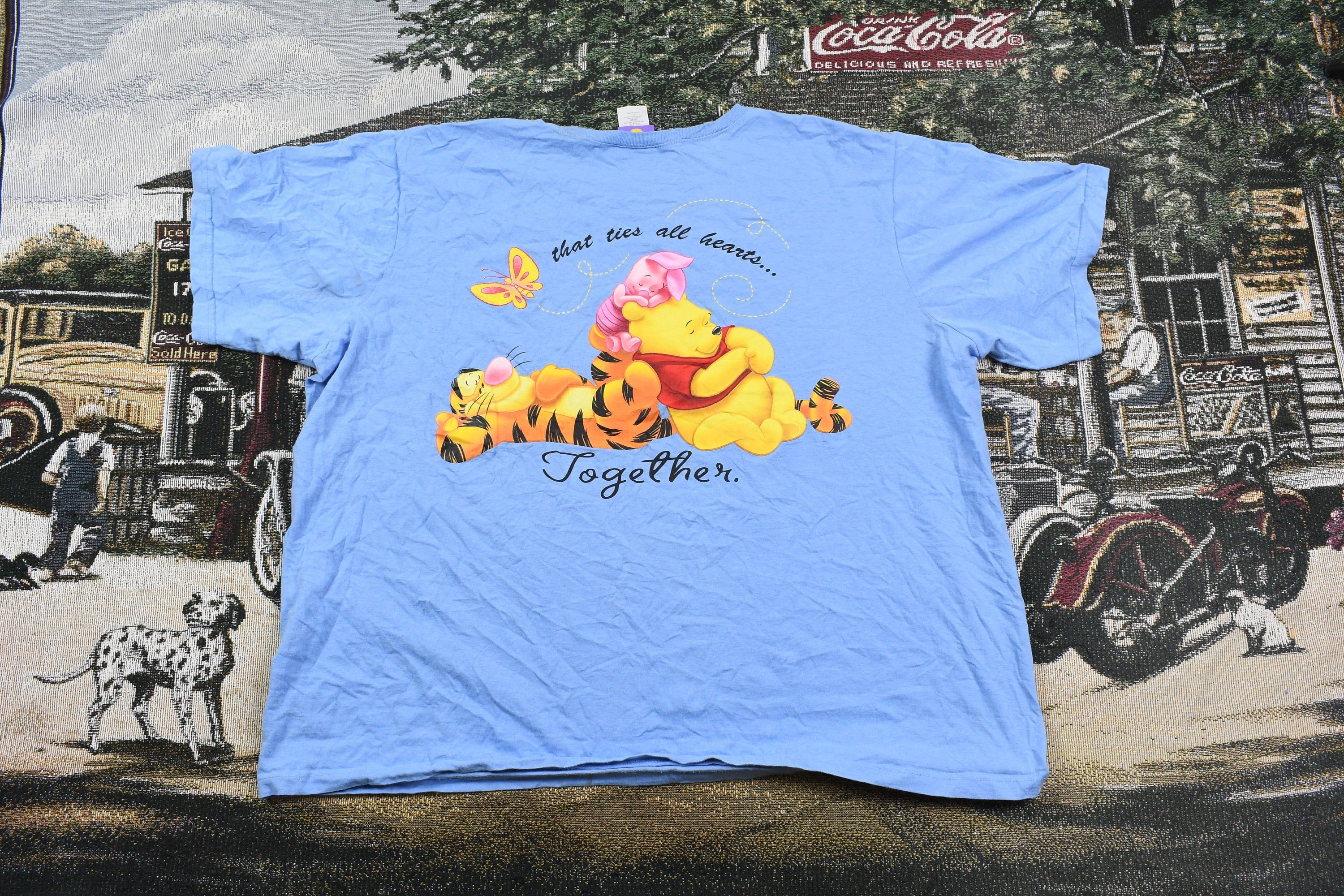 Vintage 1990s Disney Winnie the Pooh Graphic T Shirt  Cartoon Graphic  80s  90s  Streetwear Fashion  Retro Style  Friendship Tee