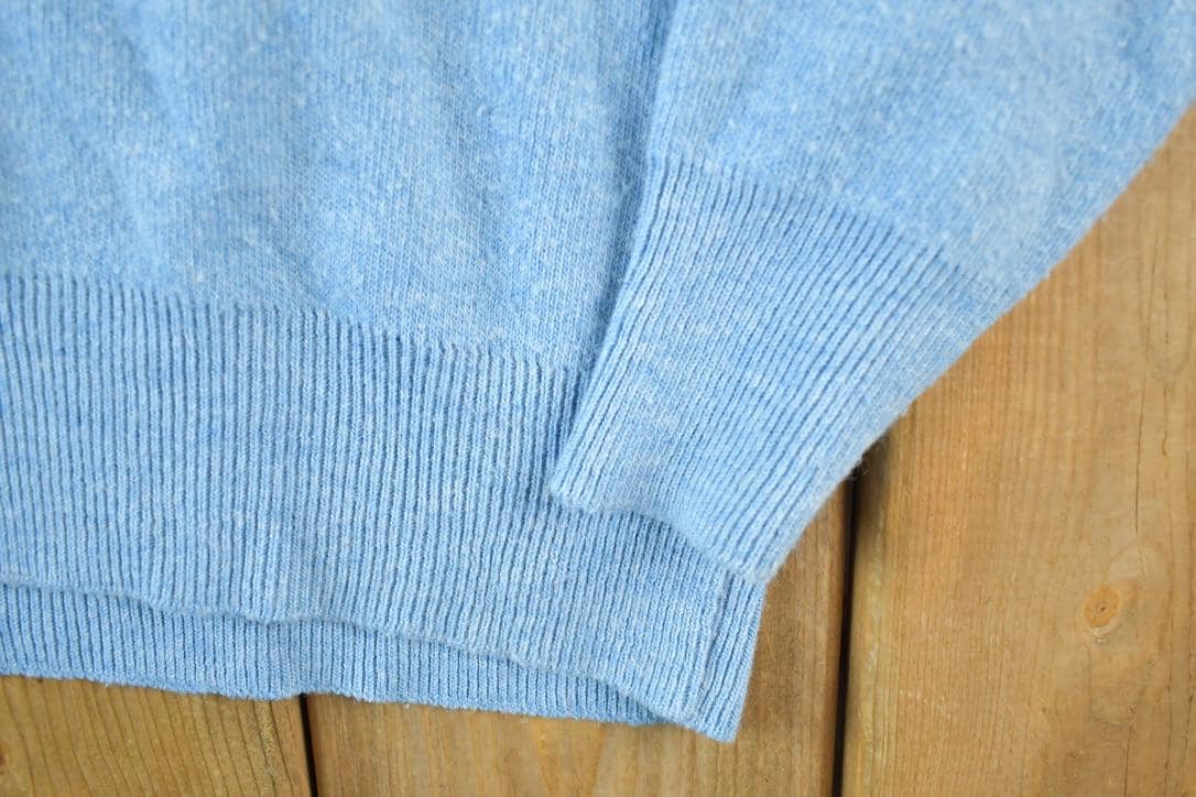 Vintage 90s Robert Bruce Knit V-Neck Sweater Mens S