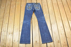 Vintage Y2K Miss Me Bedazzled Low Rise Jeans Size 26x31