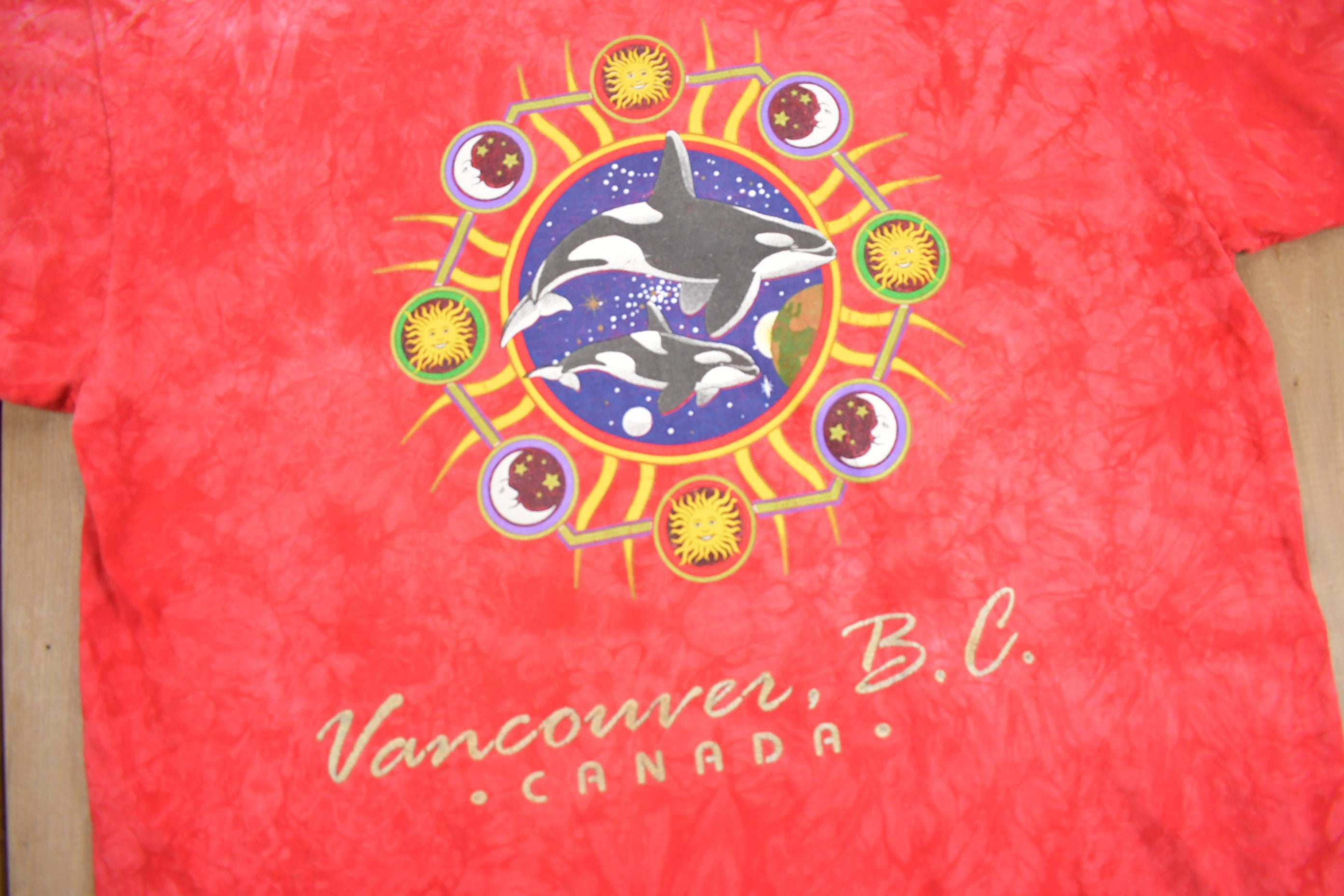 Vintage 1990s Vancouver BC Canada Souvenir T Shirt