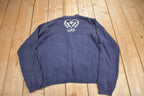 Vintage 1990s Bryn Connelly Embroidered Knit Cardigan Sweater