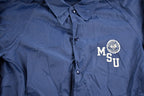 Vintage 1980s Champion Michigan State University Windbreaker Jacket