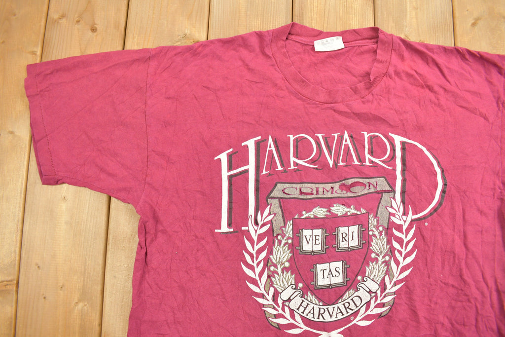 Vintage 1990s Harvard University Collegiate T-Shirt