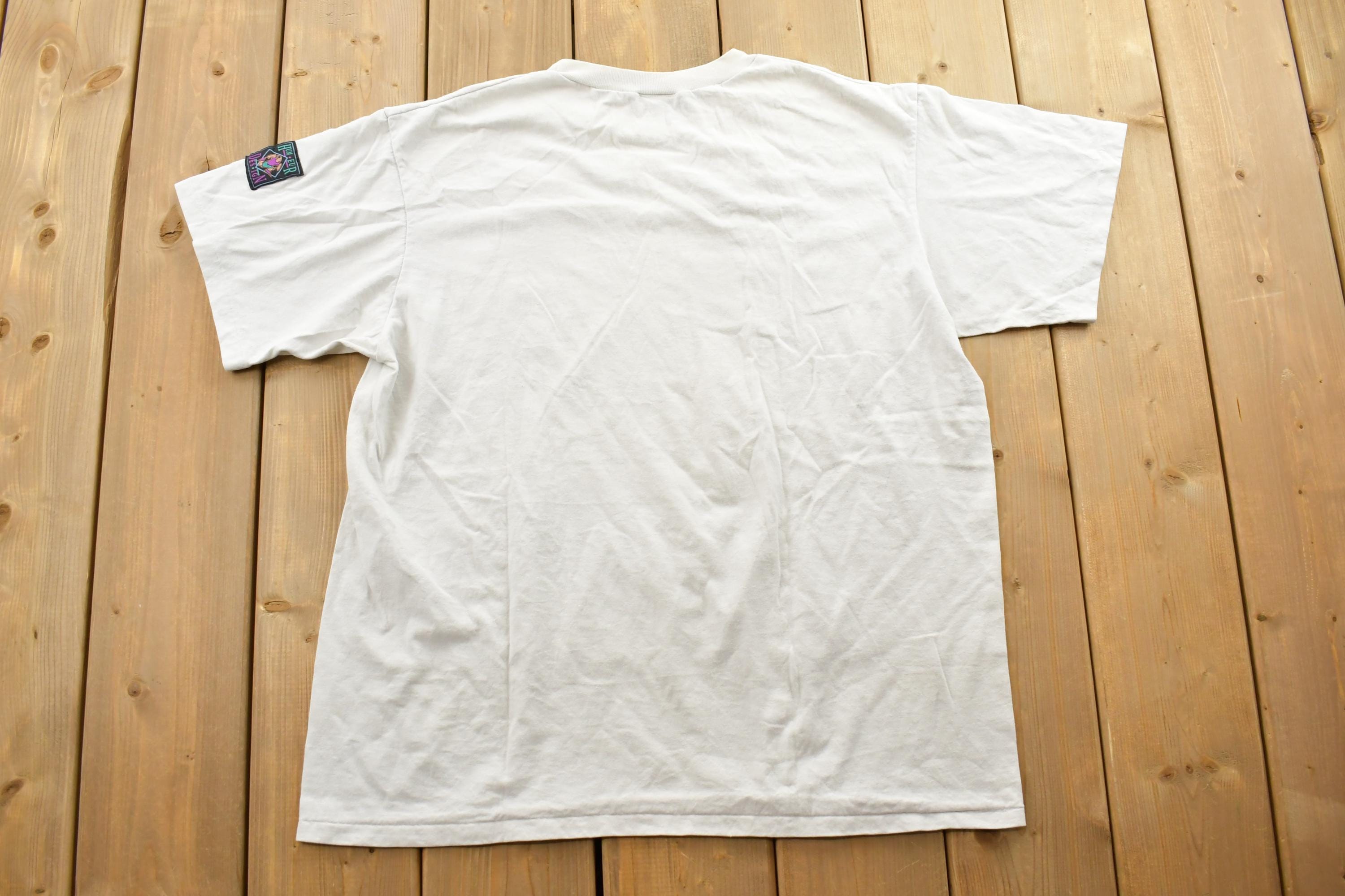 Vintage 1990s SME Jappuie Ems Support Graphic T-Shirt