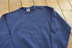 Vintage 1990s Navy Franklin Sports Blank Crewneck Sweatshirt Mens M / 90s Crewneck / Essential / Streetwear / 90s Blank / Athleisure
