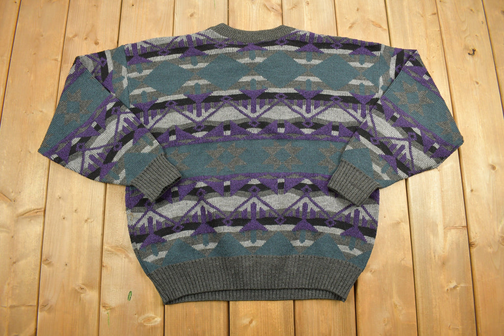 Vintage 1990s Shelby Stripe Knitted Sweater