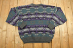 Vintage 1990s Shelby Stripe Knitted Sweater