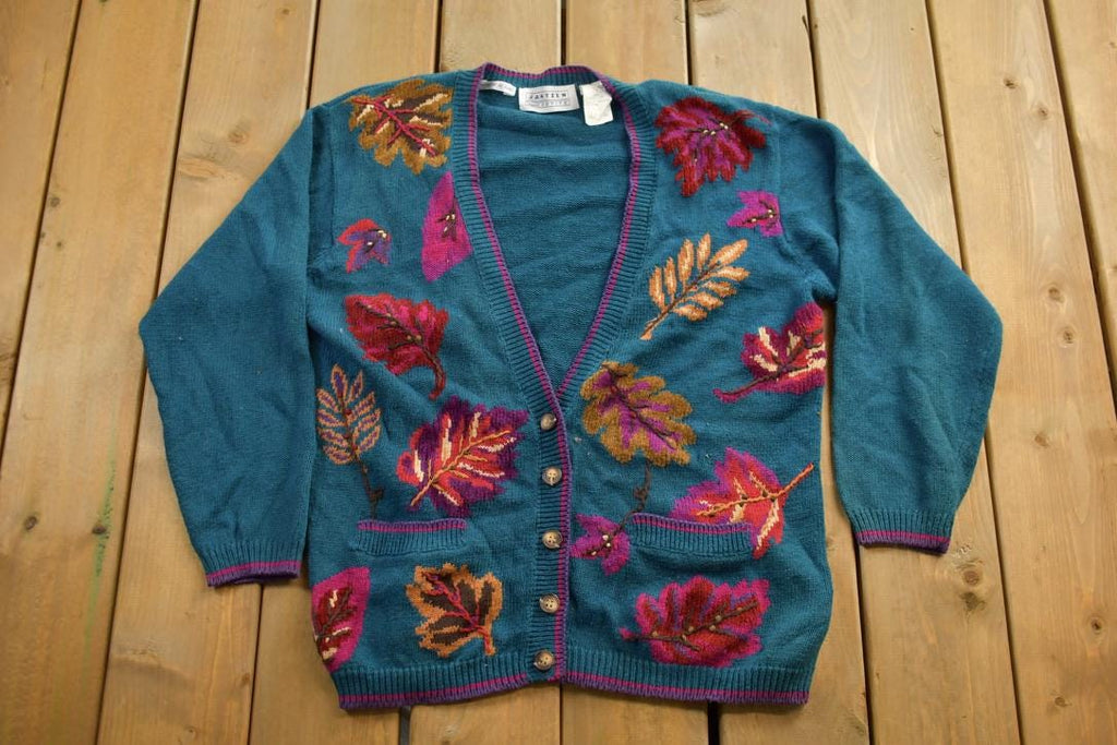 Vintage 1980s Jantzen Petite Cardigan Sweater