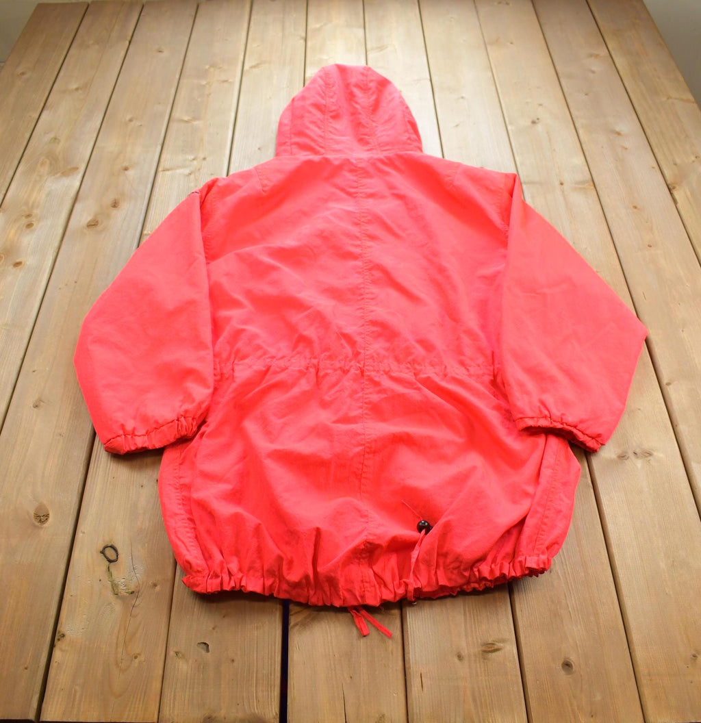 Vintage 1990s Obermeyer Womens Fluorescent Sport Rain Jacket