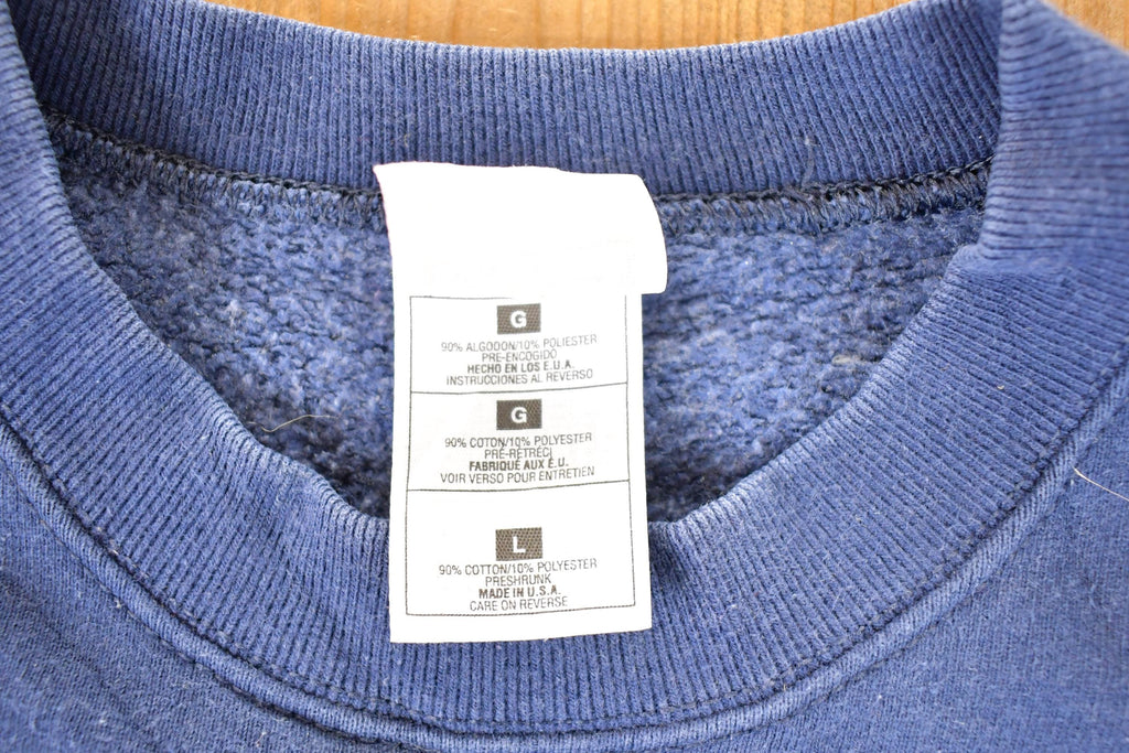 Vintage 1990s Norway Embroidered Crewneck Sweatshirt Men's M