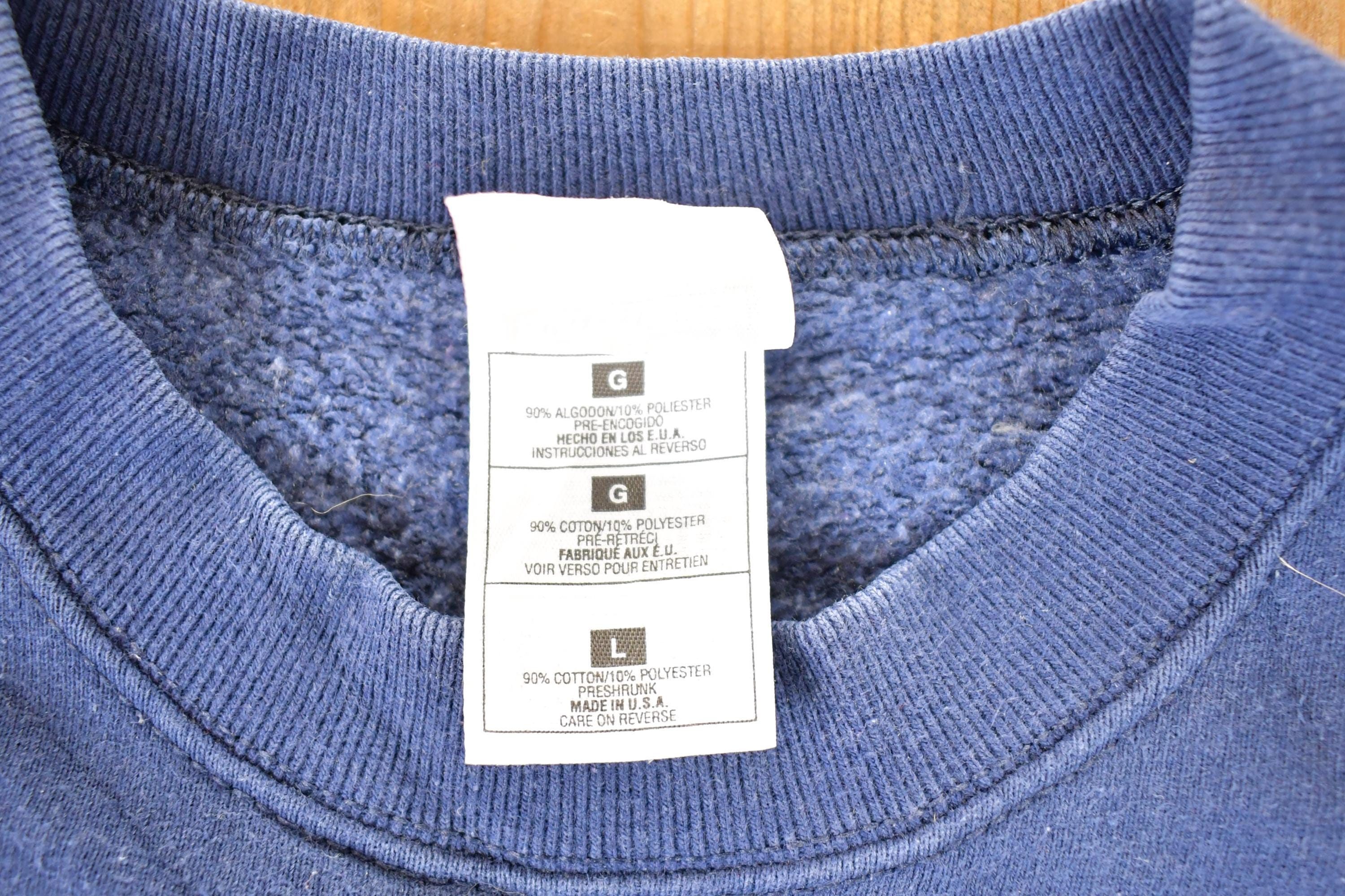 Vintage 1990s Norway Embroidered Crewneck Sweatshirt Men's M