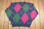 Vintage 1990s Pringle Knit V Neck Sweater