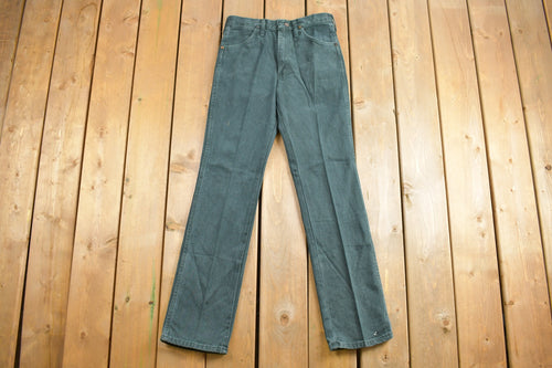 Wrangler Cowboy Cut Deadstock Vintage 1980s Jeans Size 28 x 32 Forrest Green