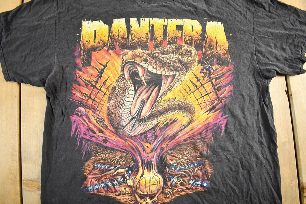 Vintage 1999 Pantera World Domination Tour Graphic T-Shirt Men's XL