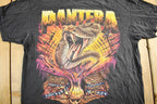 Vintage 1999 Pantera World Domination Tour Graphic T-Shirt Men's XL