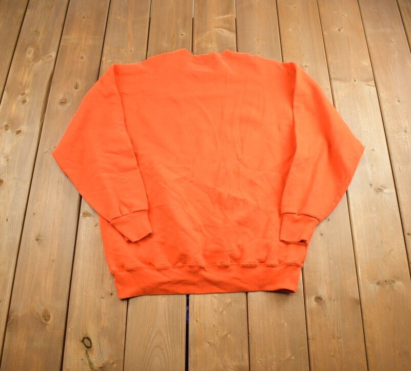 Vintage 1990s Madison Wisconsin Streets Division Souvenir Crewneck Sweatshirt Made In USA